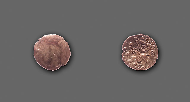 Cantii (Britain) - AV quarter stater (late Weald type)