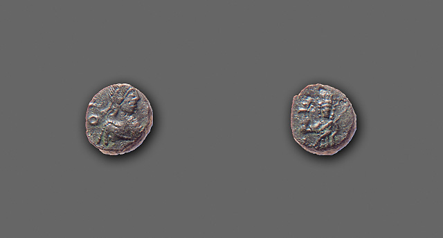 Leo I & Verina - AE nummus - Constantinople (?)